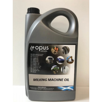 Opus Milking Machine Oil - Red Dye (5Ltr)