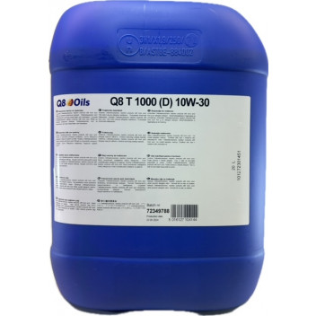 Q8 10W/30 - T1000 STOU Oil (20Ltr)
