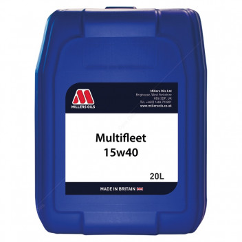 Millers 15w/40 - Multifleet L/Drain (20L) Millers 15w/40 - Multifleet L/Drain (20L)