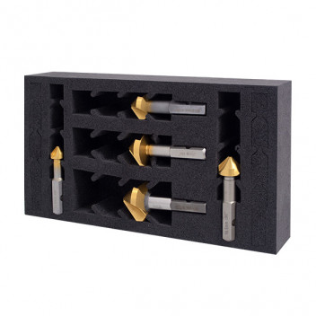 HMT VersaDrive 90° Countersink InsertFoam Set 12.416.520. HMT VersaDrive 90° Countersink InsertFoam Set 12.416.520.