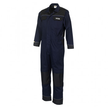JCB Workwear Trade Coverall Navy/Black Medium JCB Workwear Trade Coverall Navy/Black Medium