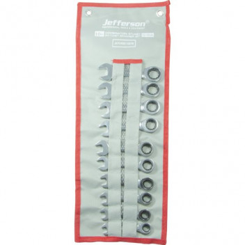 Jefferson Ratchet Spanner Set 10pc Stubby Jefferson Ratchet Spanner Set 10pc Stubby