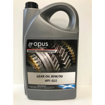 Opus 80W/90 - Gear Oil GL5 (5Ltr) Opus 80W/90 - Gear Oil GL5 (5Ltr)
